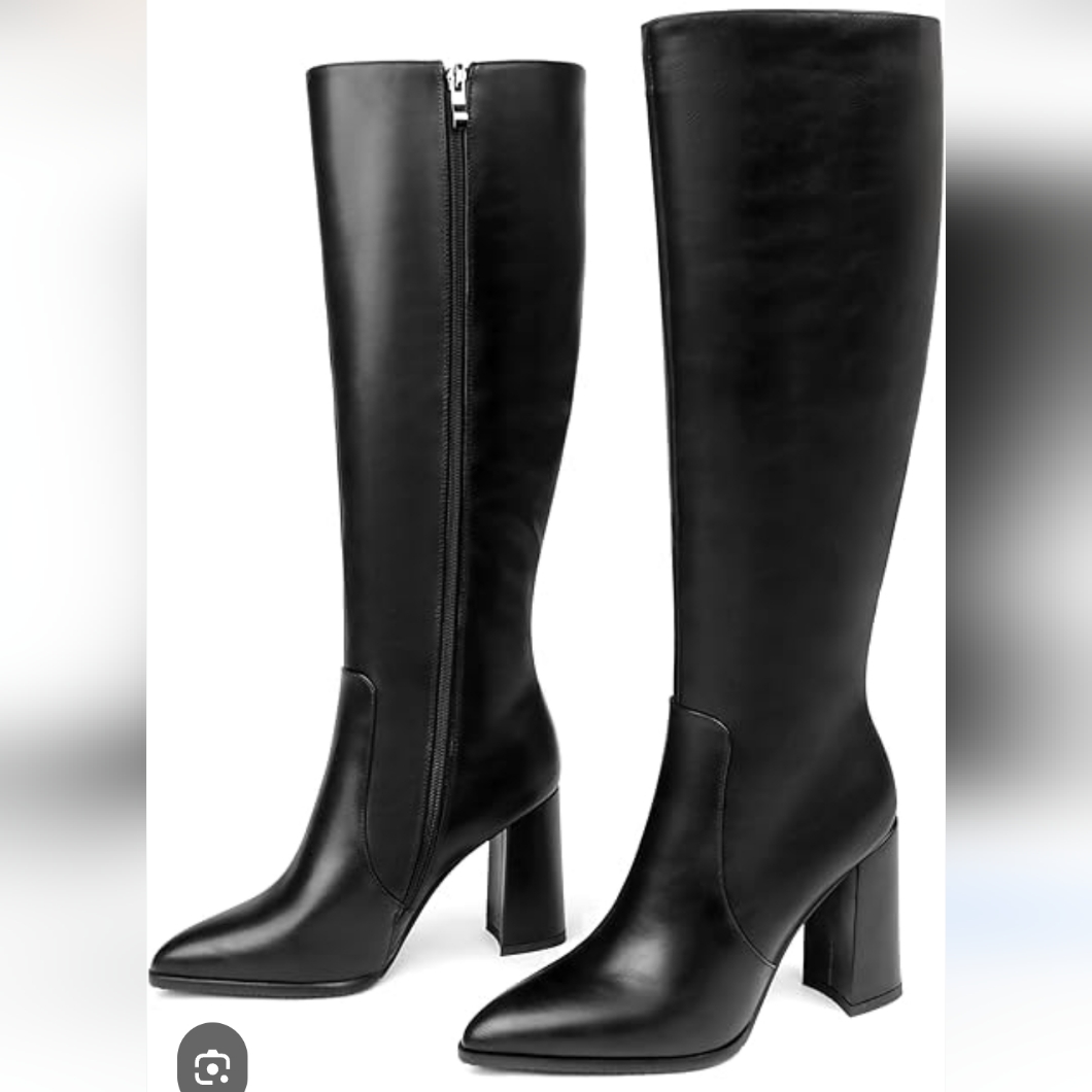 Sleek Black Over-The-Knee Women's Boots